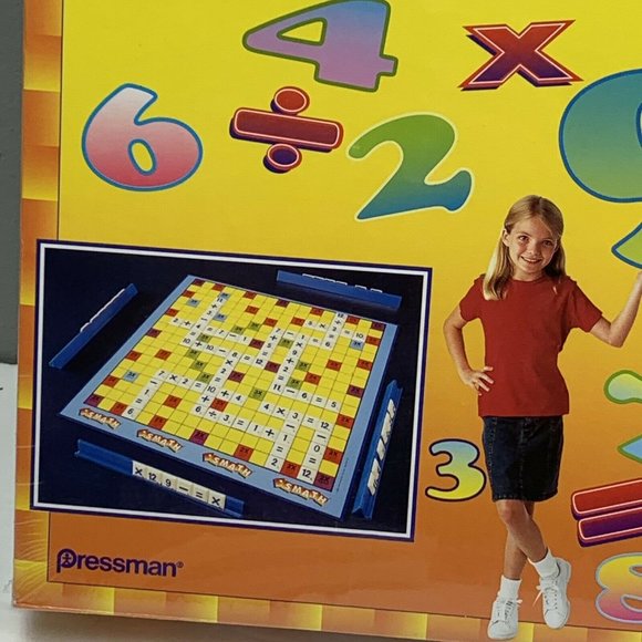 Smath Game Makes Math Fun Pressman 2004 Addition Subtraction Multiplication NIB - Picture 2 of 5